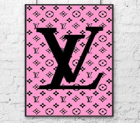 Pink Louis Vuitton Logo - Louis Vuitton Poster Louis Vuitton Pink Louis Vuitton Logo