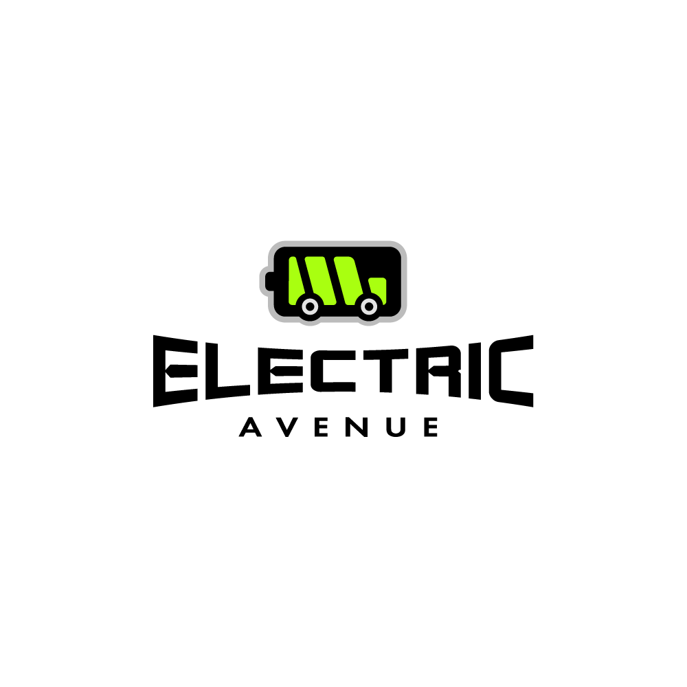 Electric Car Logo - Electric Avenue Car Logo Design | Logo Cowboy