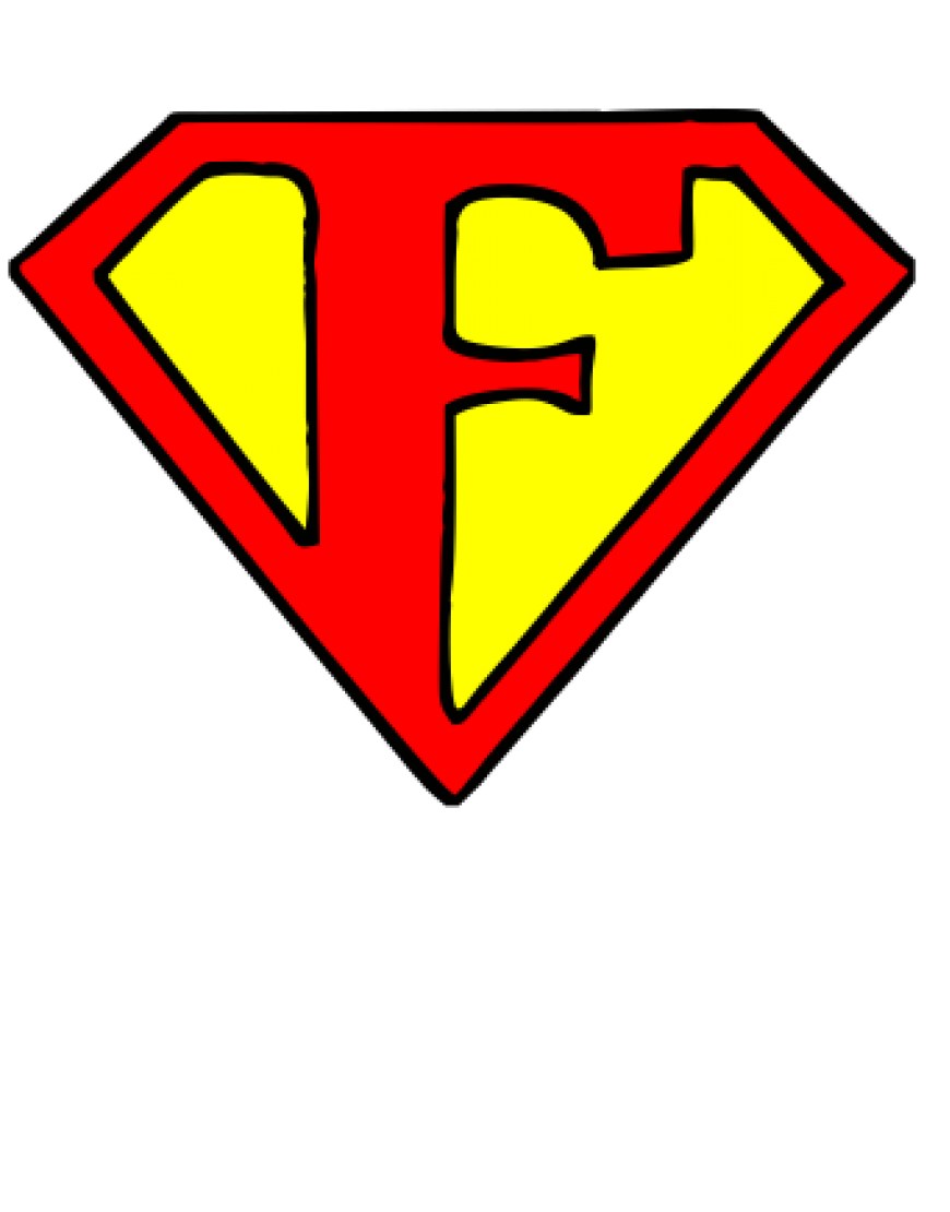 Super F Logo - F Logo Letter Superman Logo Best Png - 21265 - TransparentPNG