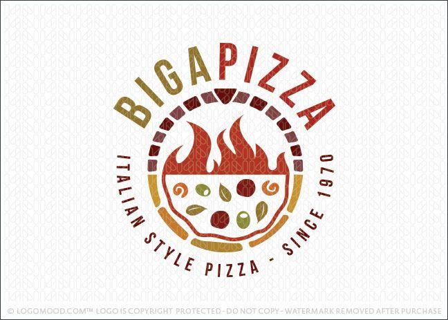 Pizza Restaurant Logo - Readymade Logos for Sale Biga Pizza | Readymade Logos for Sale