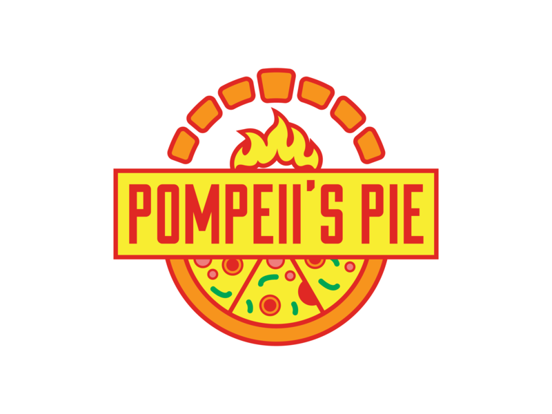 Pie Restaurant Logo - Pompeii's Pie Pizza Logo by Ryan Richard | Dribbble | Dribbble