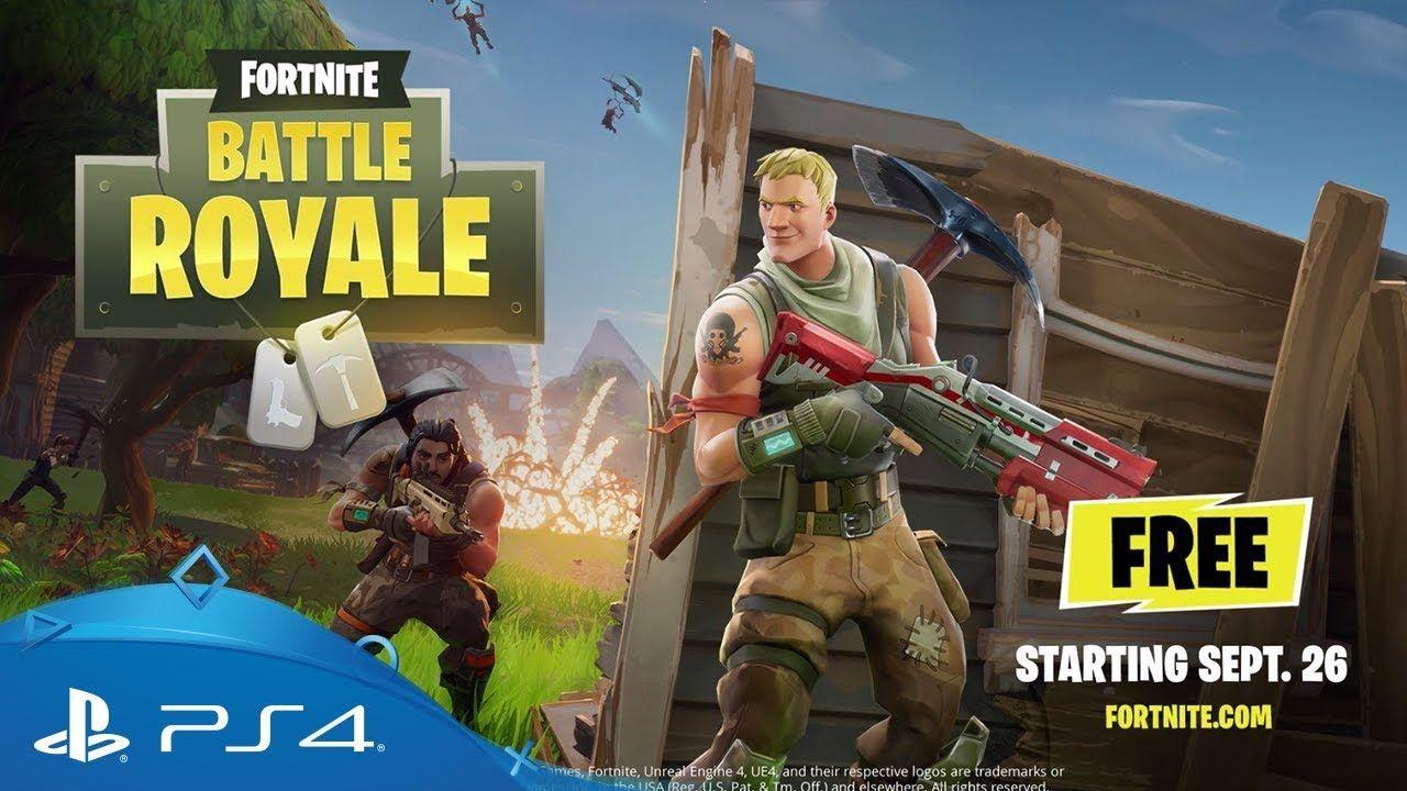 Fortnite Battle Royale PS4 Logo - Fortnite. Battle Royale Gameplay
