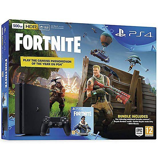Fortnite Battle Royale PS4 Logo - PS4 500GB with Fortnite Battle Royale Bundle (12+) by Sony | Look Again