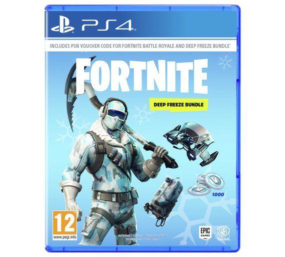 Fortnite Battle Royale PS4 Logo - Buy Fortnite Deep Freeze Bundle PS4 | PS4 games | Argos