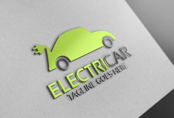 Electric Car Logo - Electric Car Logo ~ Logo Templates ~ Creative Market