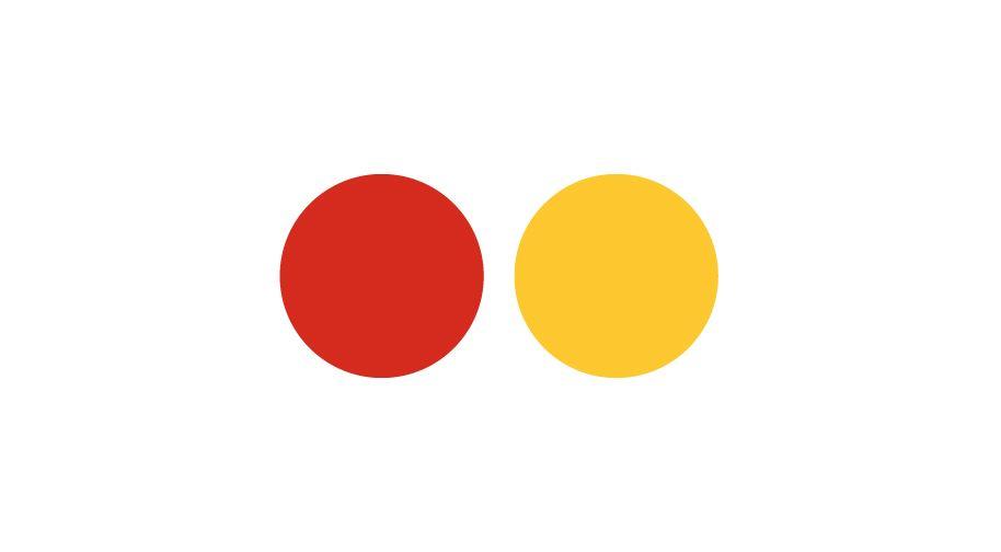 Two Red and Yellow Logo - Color — Olivia M Design
