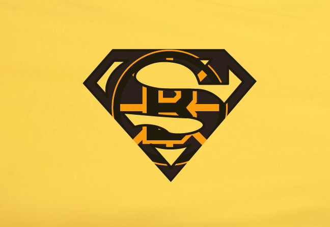 Superman Saints Logo - Black Premium Custom 1 Color New Orleans Saints Football Superteam ...