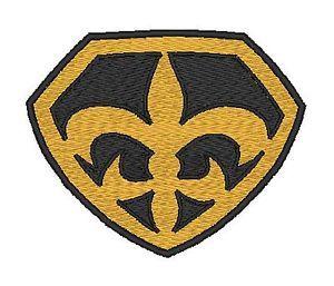 Superman Saints Logo - Saints Superman Embroidery Design | eBay