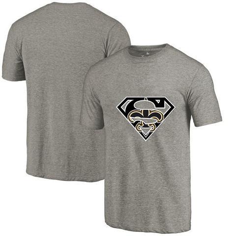 Superman Saints Logo - Saints Superman Logo T Shirt