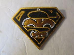 Superman Saints Logo - New Orleans Saints - Logo Patch - Iron On/Sew On (#2) | eBay