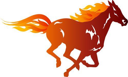 Running Horse Logo - Creative running horse design vector set Free vector in Encapsulated ...