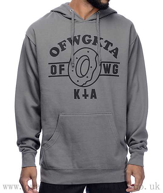 Ofwg Logo - Men's Odd Future OF Logo Light Pink Crewneck Sweatshirt 100% duty