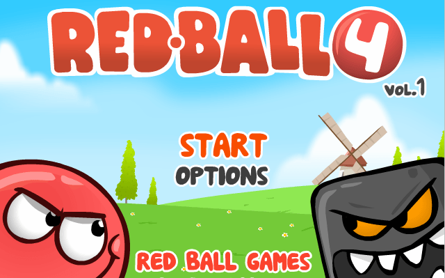 Games Red Ball Logo - Red Ball 4