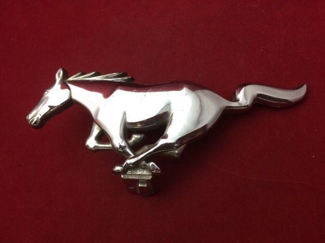 Ford Mustang Horse Logo - 1967 Ford Mustang Running Horse Grill Emblem Ornament - OEM 67 | eBay