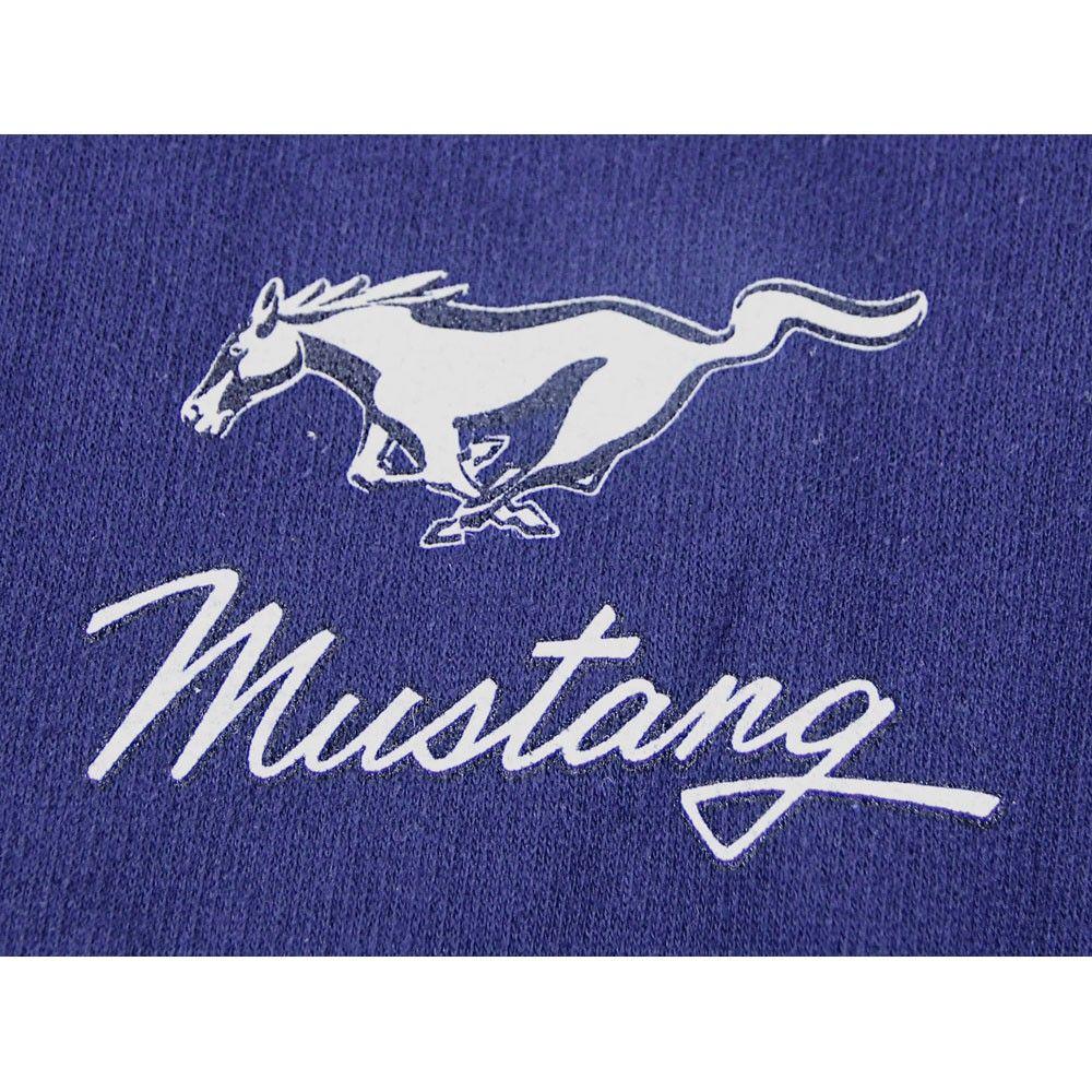 Running Horse Logo - Apparel Hoodie Zip-Up Blue With Tri-Bar Running Horse Logo