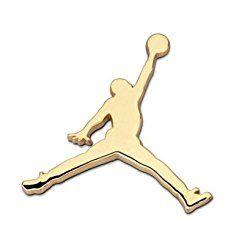 Gold Nike Logo - Nike Air Jordan 10 pcs/Lot Custom Jumpman Metal Logos / Pins Selling ...