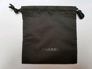 Chanel Makeup Logo - New Authentic Chanel Logo Black Drawstring Makeup Jewelry Travel ...