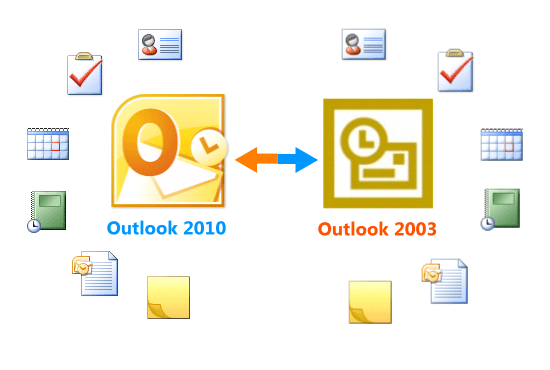 Outlook 2010 Logo - Synchronize Outlook between different Microsoft Outlook versions