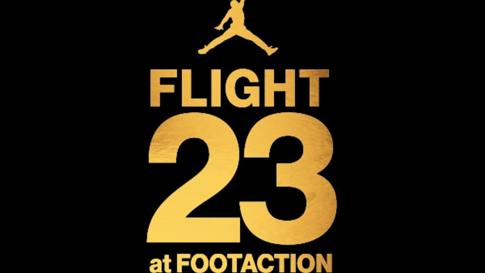Gold Jordan Logo - Flight 23 at Footaction to be First North America Jordan-only retail ...