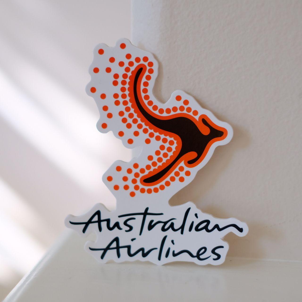 Australian Air Logo - 2914 Australian Airlines logo Air Travel waterproof 3x3.5
