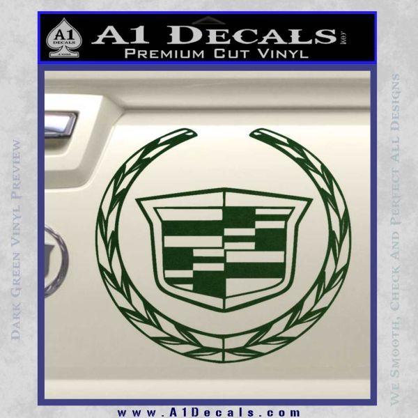 Cadillac Dark Logo - Cadillac New Logo Full Decal Sticker » A1 Decals