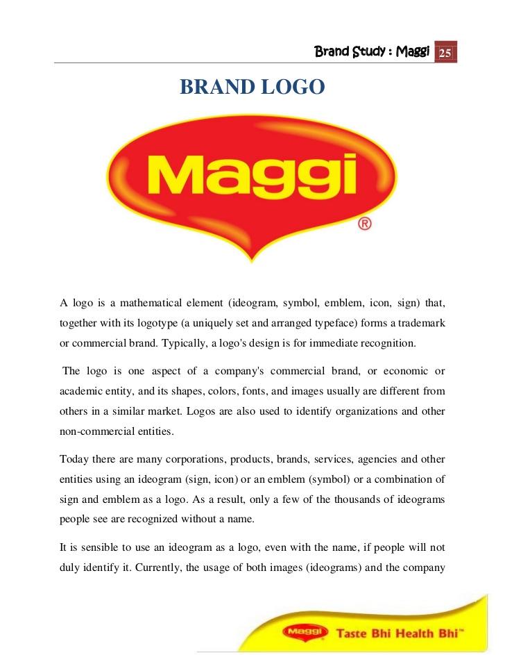 Maggi Logo - Brand Study