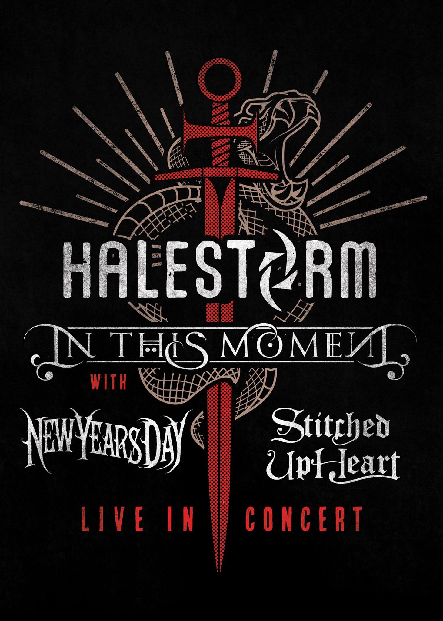 Halestorm Symbol Logo - Halestorm + In This Moment Announce An All Female Fronted North