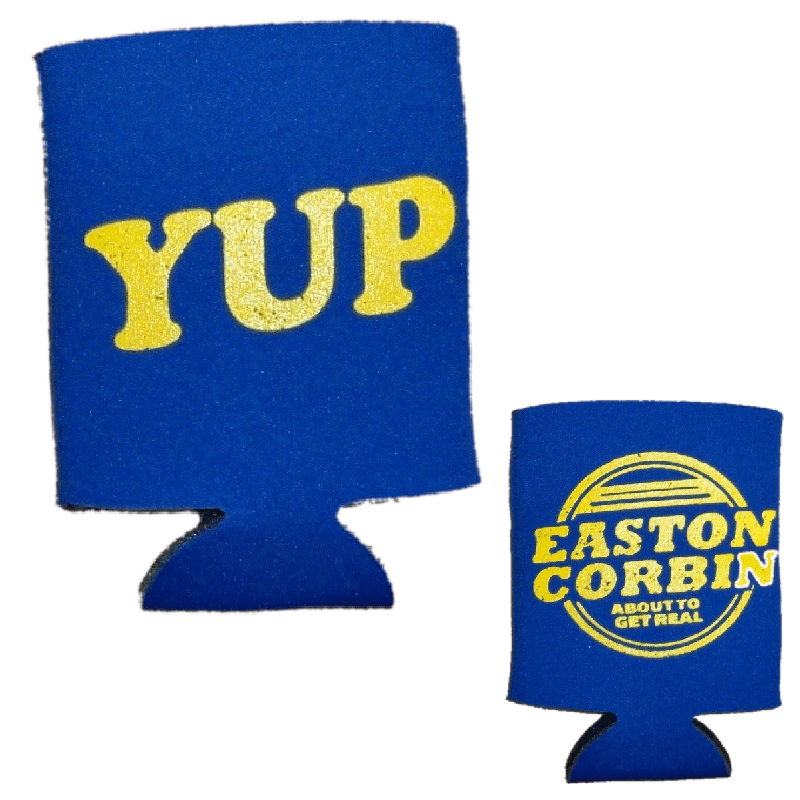 Blue Easton Logo - Easton Corbin Royal Blue Koozie Corbin Store