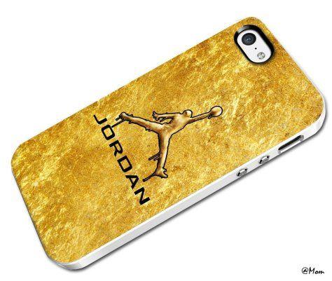 Gold Jordan Logo - Air Jordan Jumpman Logo Gold Texture Melt Custom Case for iPhone 4 ...