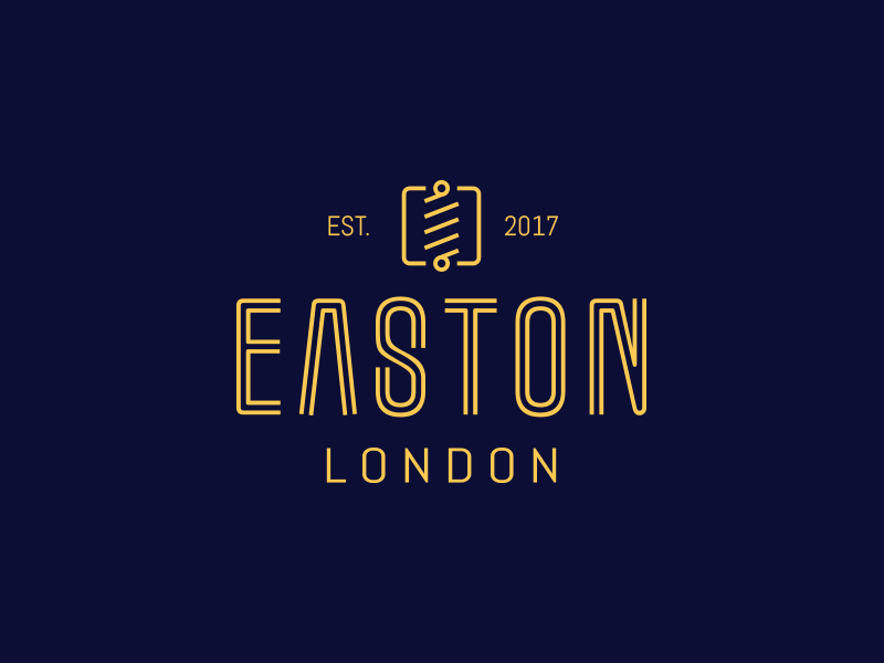 Blue Easton Logo - Easton London - Branding Project by Alex Gorbanescu | Dribbble ...