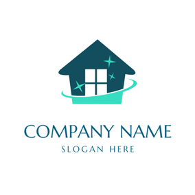 Blue House Logo - Free House Logo Designs. DesignEvo Logo Maker