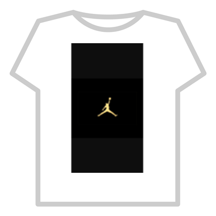 Gold Jordan Logo - 