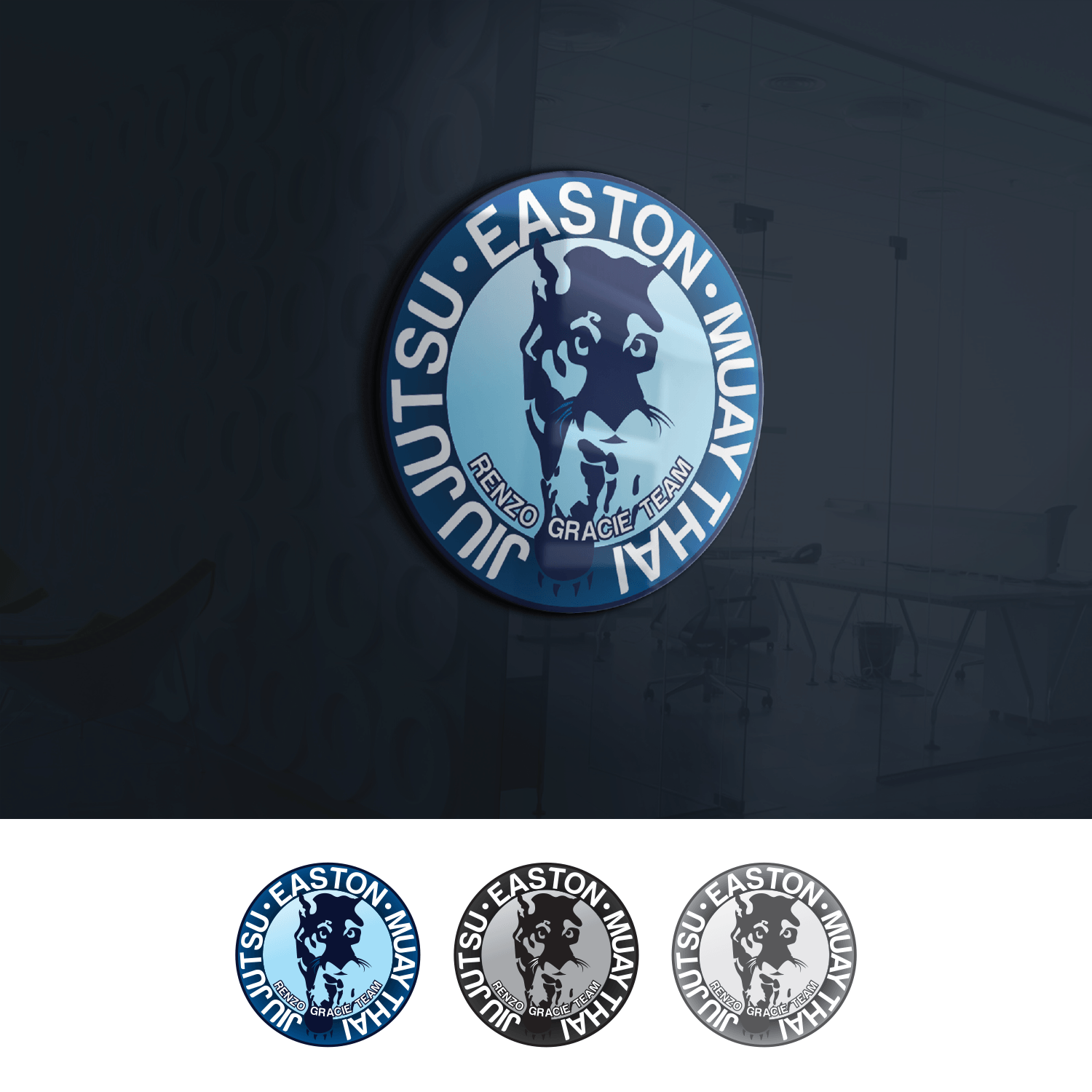 Blue Easton Logo - Bold, Masculine, Martial Art Logo Design for Easton Jitsu