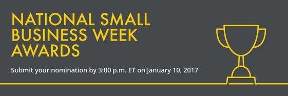 Small SBA Logo - Awards Nominations National Small Business Week April 30 May 6