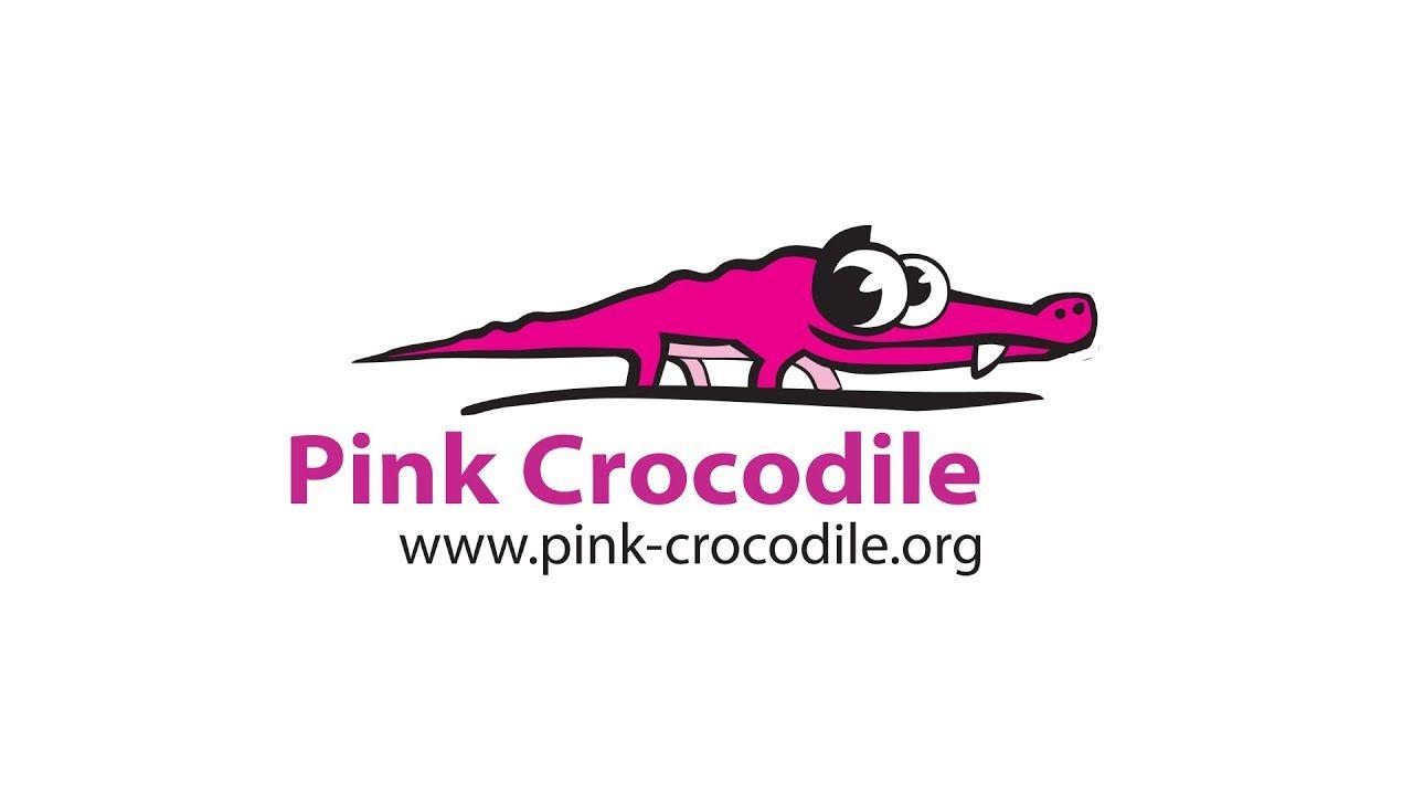 Crocodile with Pink Logo - Pink Crocodile - Logo 2D animation - YouTube