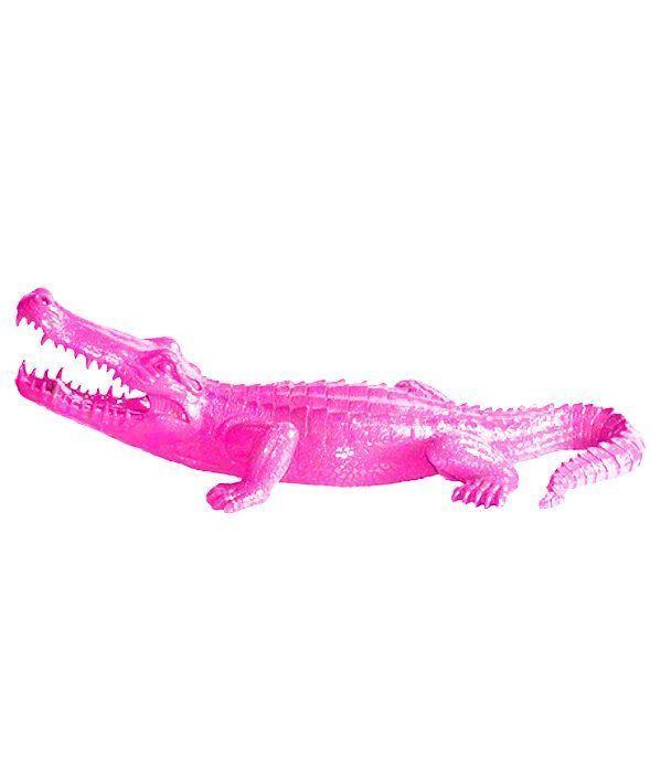 Crocodile with Pink Logo - pink crocodile | Casa Canut Botiga