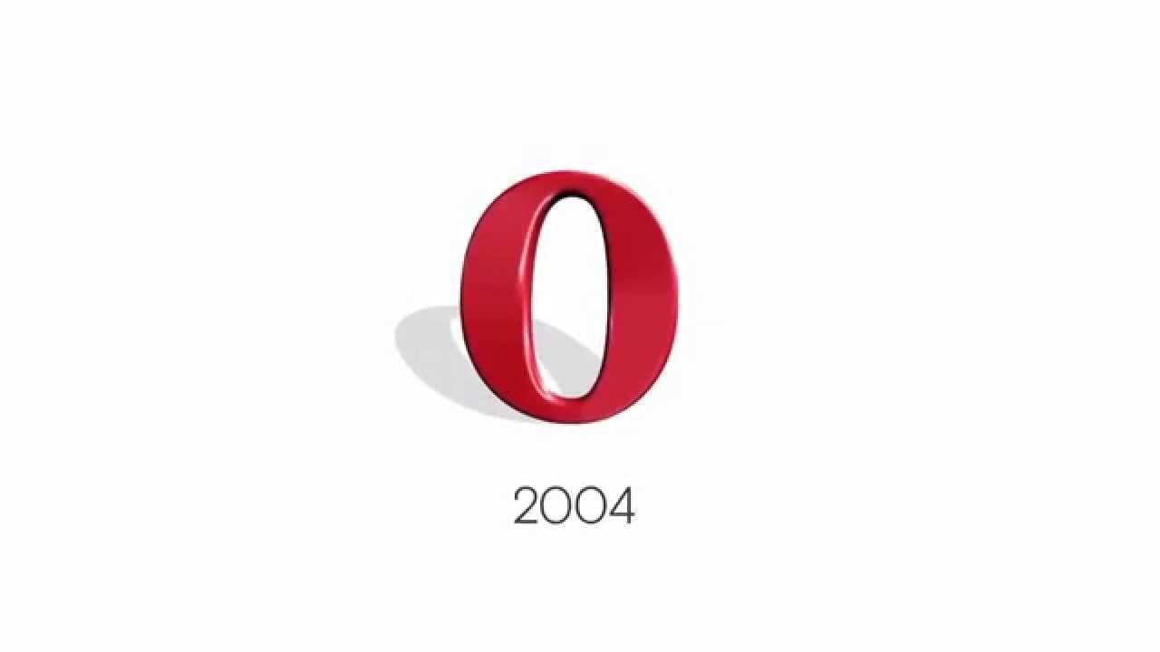 Opera Browser Logo - The Evolution of Opera Logo (1995)
