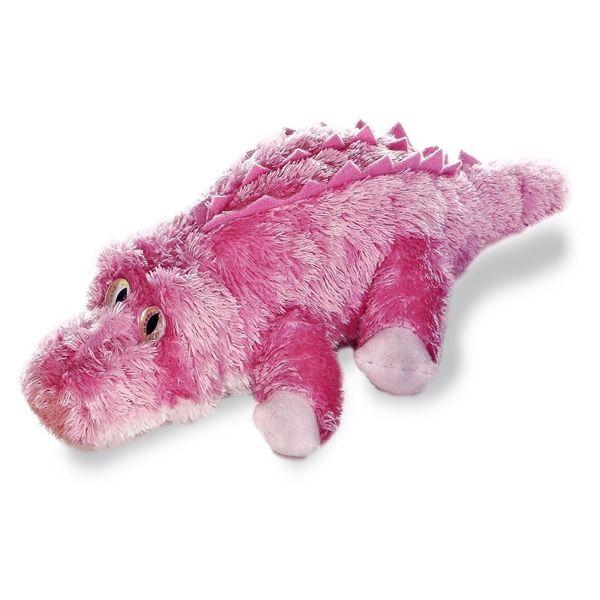 Crocodile with Pink Logo - Gotcha the Stuffed Pink Crocodile Mini Flopsie by Aurora at Stuffed ...