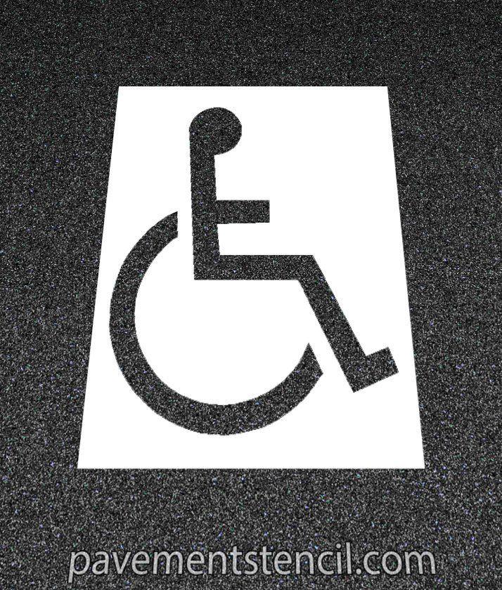 Florida Dot Logo - Florida Handicap Parking Stencils. Pavement Stencil Co
