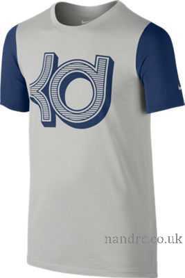 Nike KD Logo - 2017 Nike T-Shirt Insignia Blue Night Silver Boys' Kd Logo Td Kids ...