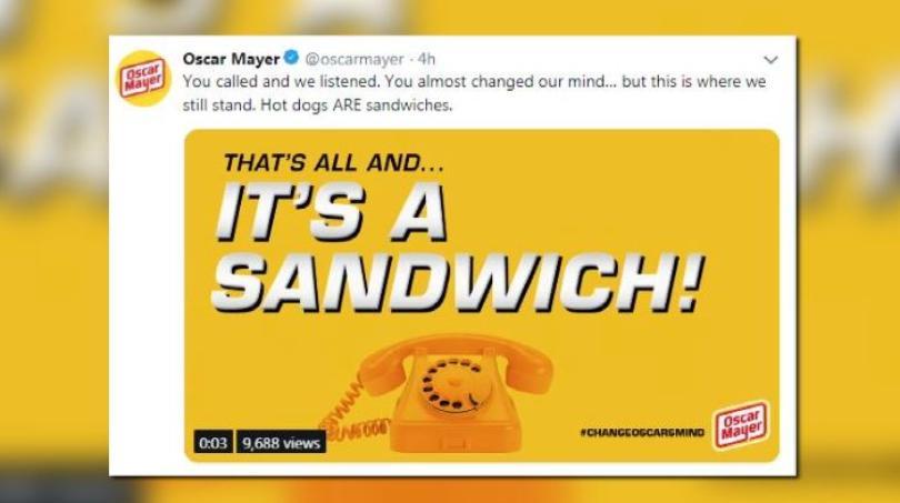 Oscar Mayer Logo - Oscar Mayer declares hot dog a sandwich