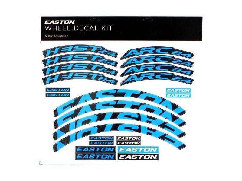 Blue Easton Logo - Easton Arc Heist Wheel Decal Kit Cyan £21.99 Wheels & Tyres