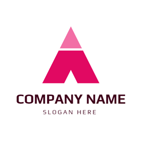 Red Triangle Company Logo - Free Triangle Logo Designs | DesignEvo Logo Maker