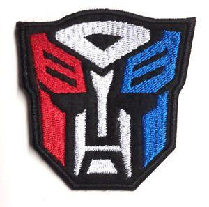 Red White Blue Usa Logo - Transformers Red White Blue Face Logo 2.75 Patch- USA Mailed TRPA