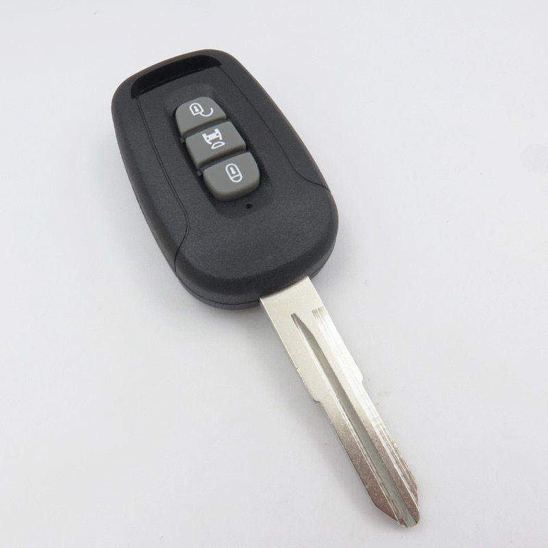 Blank Auto Logo - Remote Key Shell For Chevrolet Captiva Blank Key Uncut Blade NO LOGO
