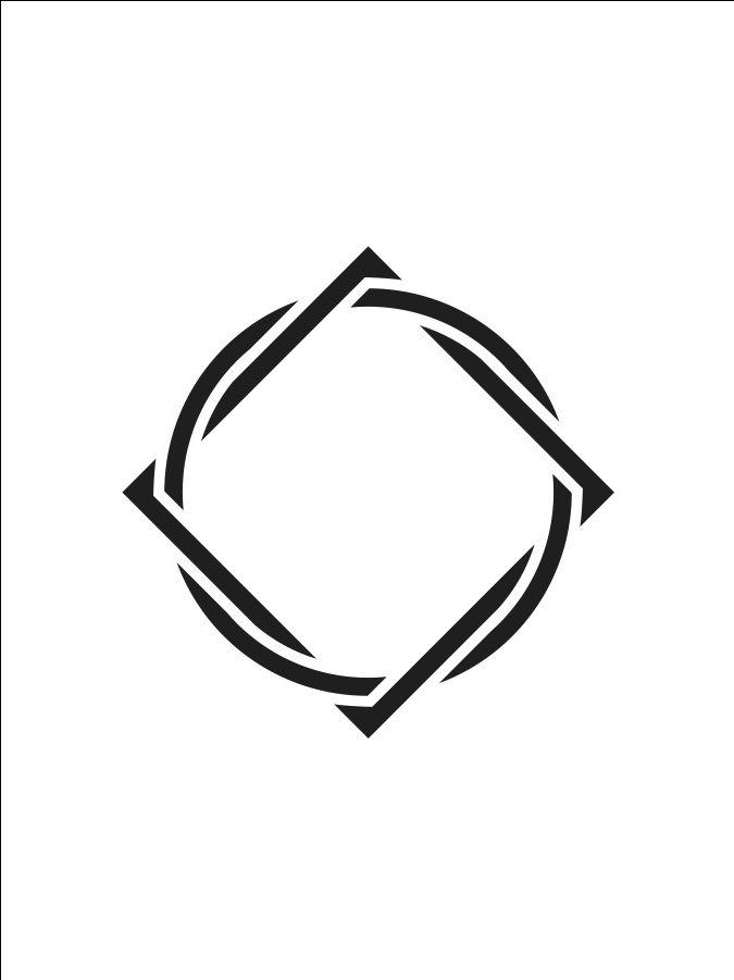 Square Circle Logo - The Circle Square logo is Bluers secondary mark. It symbolizes how
