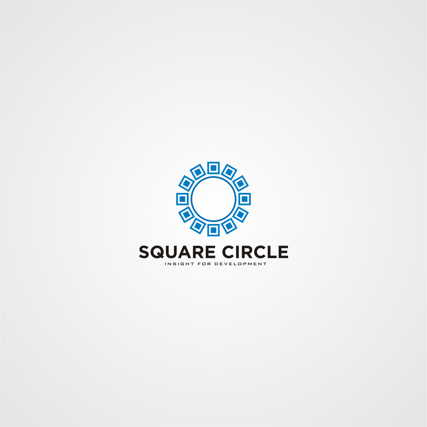 Square Circle Logo - Playful, Modern Logo Design for Main text: Square Circle Byline ...