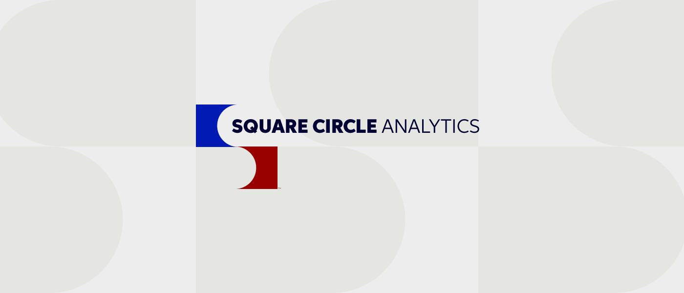 Square Circle Logo - Square Circle Analytics logo - Kelly Hobkirk Graphic Design Seattle
