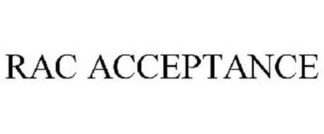 RAC Acceptance Logo - RAC ACCEPTANCE Trademark of Rent-A-Center West, Inc.. Serial Number ...
