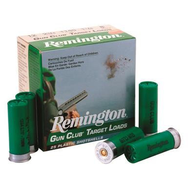 Remington Shotgun Shell Logo - Remington Gun Club Target Loads, 20 Gauge, 2 3/4